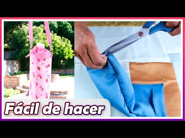 8 ideas de Fundas para botellas de agua  porta botellas de agua, botellas  de agua, patrones de bolso