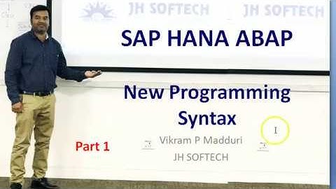 SAP HANA ABAP Inline Decl Part 1