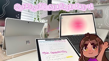 How I Use My Microsoft Surface Pro 11 🌸🌟 for College & Everyday Life | Aesthetic Note-Taking ⋆˚꩜｡⋆.𐙚