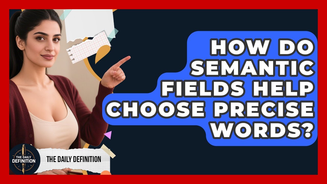 How Do Semantic Fields Help Choose Precise Words? - The Daily ...