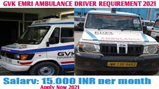 102 Ambulance Driver Vacancy In Gvk Emri 2021 | West Bangal , Kolkata | New Job 2021 screenshot 5