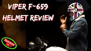 RETRO MOTORCYCLE HELMET   ViPER F659 Review