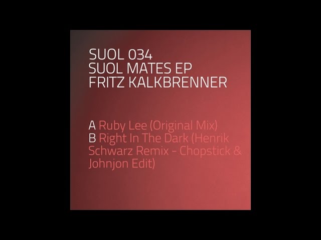 FRITZ KALKBRENNER - Ruby Lee