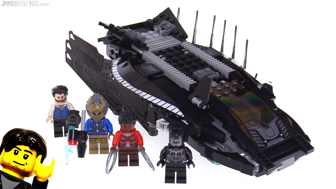 black panther ship lego