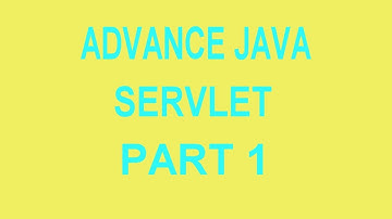 Servlet Part 1 - Advance Java