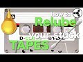 How to relubricate your stuck cassette tapes