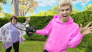 WE STOLE MYSTERY NEIGHBOR VLOG CAMERA!! (Tracking Device Prank to Reveal True Identity)