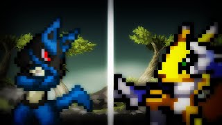 Lucario VS Renamon (Pokémon VS Digimon)