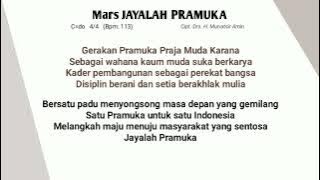 MARS JAYALAH PRAMUKA ( Karaoke G#=do )