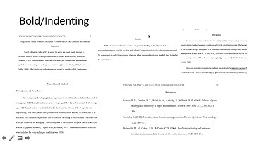 Common APA Style Errors