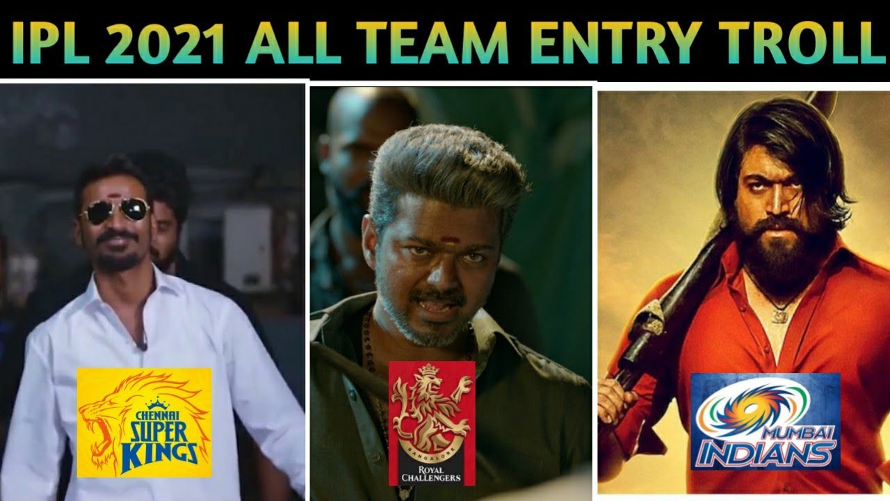 IPL 2021 Team Entry Troll | Tamil | CSK | MI | RCB | PBKS | RR | KKR | DC | SRH