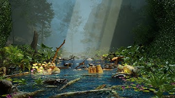 Forest River | Unreal Engine 5 | Lumen | Nanite | RTX off #animation  #film  #unrealengine