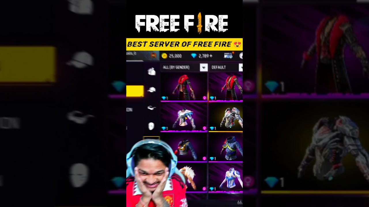 Top 3 best server in free fire 😱🔥 