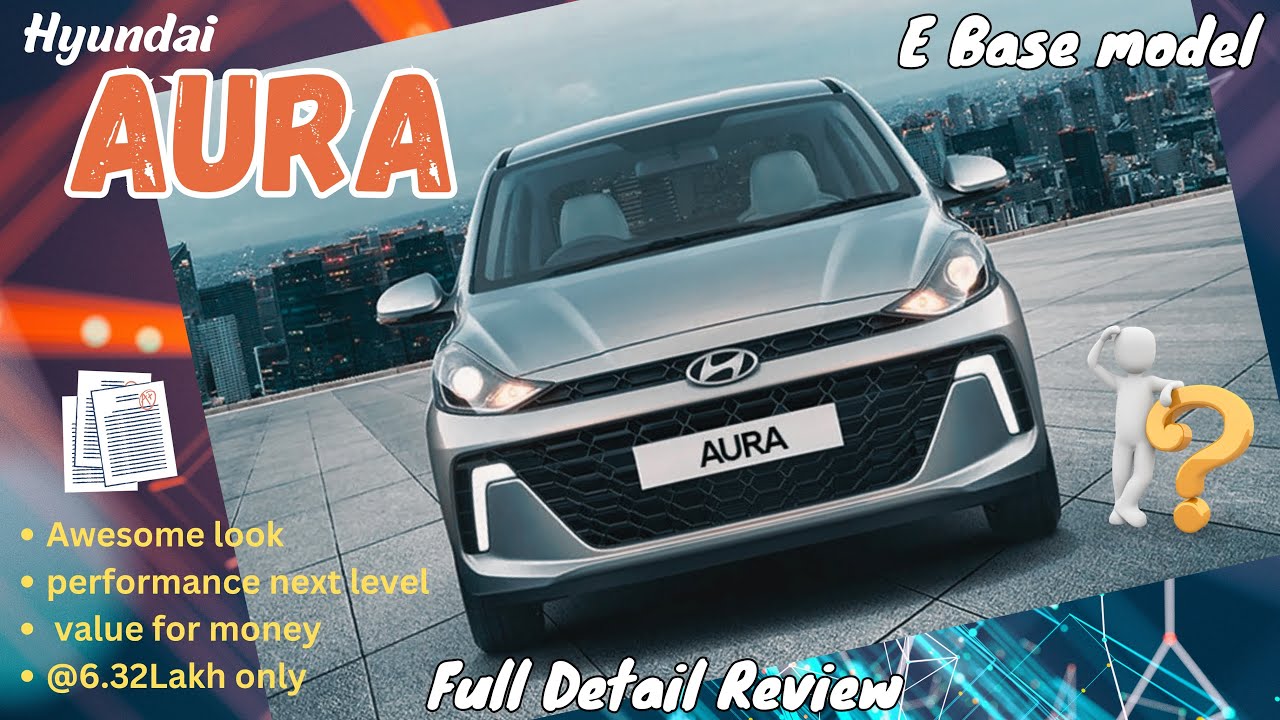 Hyundai Aura E 1.2 Petrol 2023 Texi king 🤴 Aura Base Model review