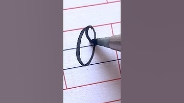 O    || Comment your name..|| #viral  #cursive #cursive-handwriting #shorts