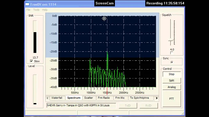 FreeDV, the new HF digital audio program for Radio Amateurs. - Better audio on this version