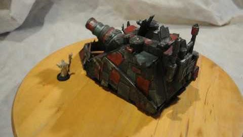 WH40k Kill Bursta (scrap colored), scratch built.