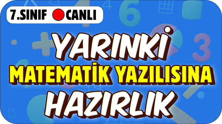 YARINKİ MATEMATİK YAZILISINDA ÇIKAR❗✍🏻 7. SINIF #2025