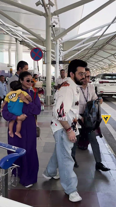 Sachet & Parampara spotted at the airport