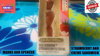 Marks & Spencer Strawberry’s and Creme Sandwich - Review