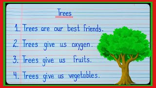 10 Lines On Treesessay On Trees10 Lines Essay On Treesessay On Importance Of Treestrees Essay L