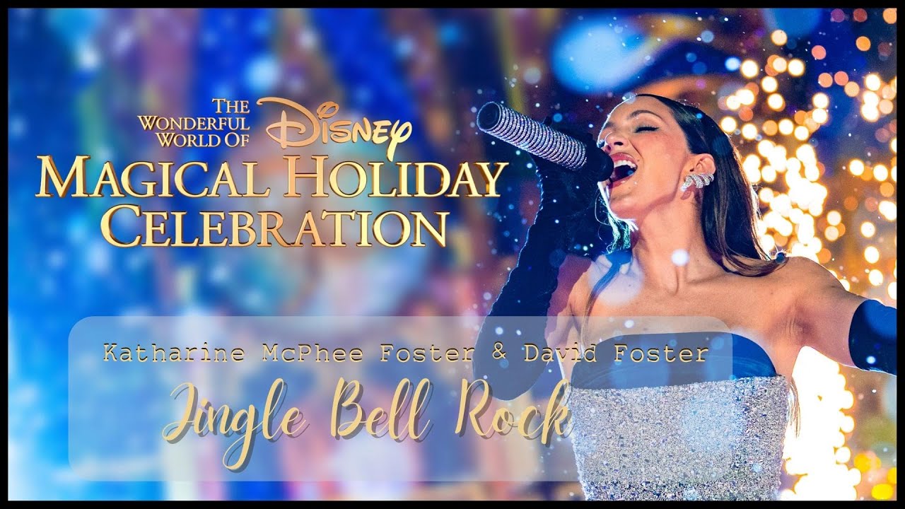 Katharine McPhee Foster & David Foster - Jingle Bell Rock @ Disney Magical Holiday Celebration