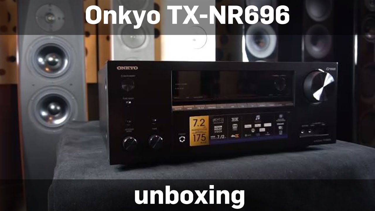 Onkyo TX-NR696 unboxing sklep.RMS.pl KOD RABATOWY w opisie!