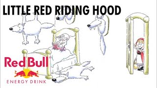 🐺‍ 'LITTLE RED RIDING HOOD' - 🥤 Red Bull gives you wings - 📺 16:9. Resimi