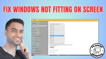 How To Fix Windows 10 Not Fitting On Screen