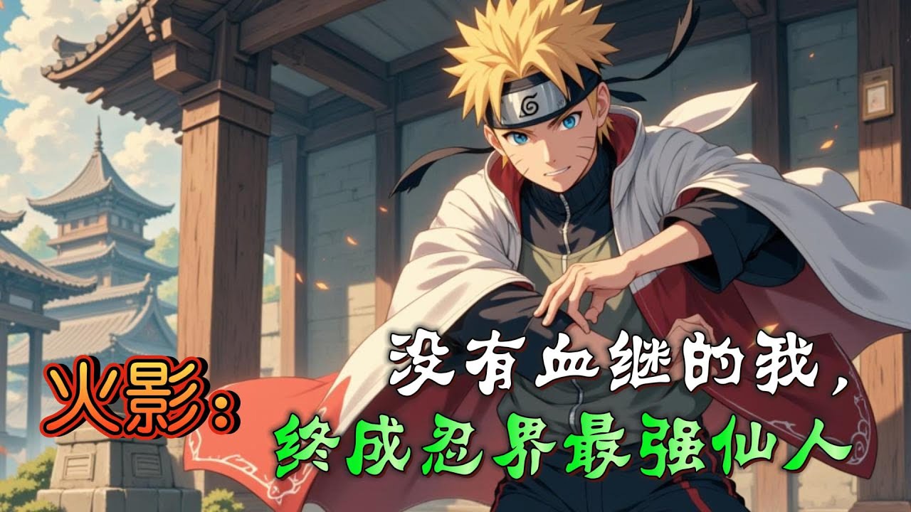 《火影：没有血继的我，终成忍界最强仙人》穿越到火影世界的上川青叶，没有家族秘术，没有血继限界。为了活到大结局。他拼尽一切，追寻力量。直到某一天，他回首遥望，发现这个世界的结局，已经在等着他书写。