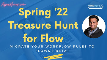 Salesforce Spring 22 Treasure Hunt for Flow | Migrate your Workflow Rules to Flows