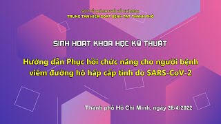 Hướng dẫn Phục hồi chức năng cho người bệnh viêm đường hô hấp cấp tính do SARS CoV 2