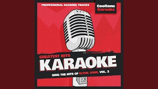 Video thumbnail of "Cooltone Karaoke - Don't Go Breaking My Heart (Originally Performed by Elton John & Kiki Dee) (Karaoke Version)"