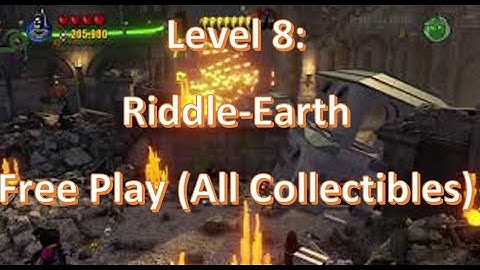 LEGO DIMENSIONS: Level 8 Riddle-Earth FREE PLAY (All Collectibles)
