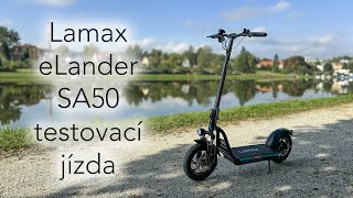 Lamax eLander SA50 - pohodlíčko maximální 👌. Testovací jízda 🛴