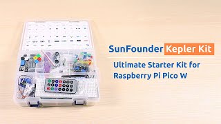 SunFounder Raspberry Pi Pico W Ultimate Starter Kit (Kepler Kit)
