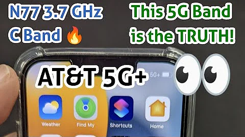 AT&T 5G+ WOW I AM IMPRESSED N77 C Band Is a Winner 🏆
