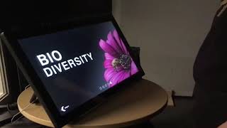 Touch screen app demo