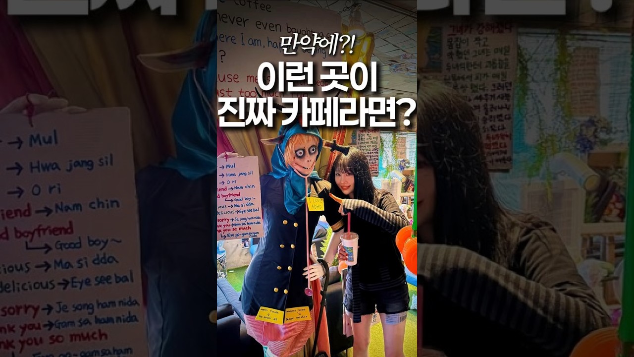 한국에서 가장 어지러운 카페에 간다면?☠️