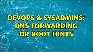 DevOps & SysAdmins: DNS forwarding or root hints (2 Solutions!!)