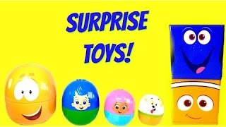 Bubble Guppies Disneys Finding Dory & Frozen Nesting Stacking Dolls Toy Surprise | Fizzy Toy Show