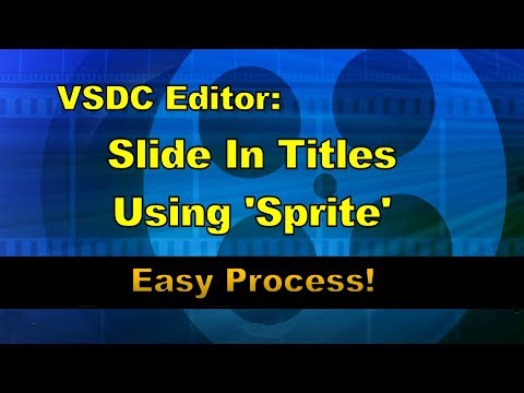 SLIDE IN TITLES USING SPRITE