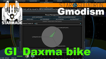 StarMade | How to set up thrusters & Aerospacebike "Daxma"