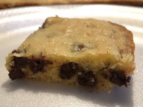 Dollar Tree Dessert Chocolate Chip COOKIE BARS 4 Ingredients | Southern Sassy Mama