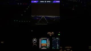 😴sleepy landng in Phoniex - msfs200 -  #airplane #pilot  #msfs2024 #msfs2020