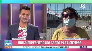 Cierran el único supermercado de Bajos de Mena. Aquí Somos Todos, Canal 13.