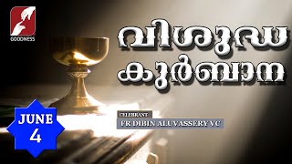 HOLY MASS LIVE @ 6 AM, 4 JUNE 2021 | FR DIBIN ALUVASSERY VC | GOODNESS TV | വിശുദ്ധ കുർബാന