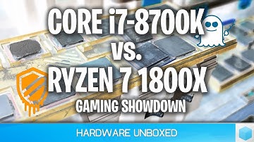 Ryzen 7 1800X vs. Core i7 8700K, Meltdown & Spectre Updates Benchmarked