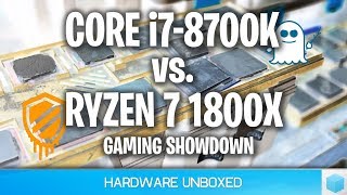 Ryzen 7 1800X vs. Core i7 8700K, Meltdown & Spectre Updates Benchmarked