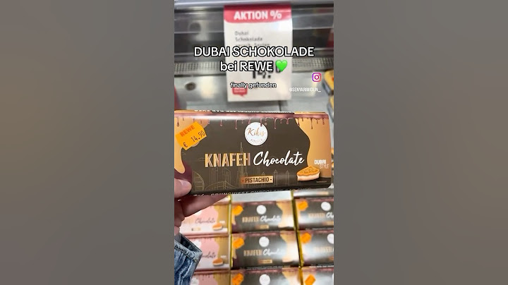 Virale Dubai Schokolade - jetzt exklusiv in REWE!